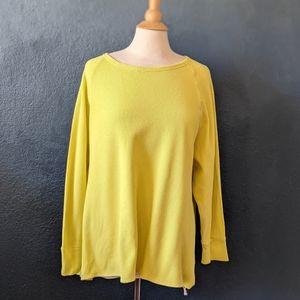 We the free oversized waffle top